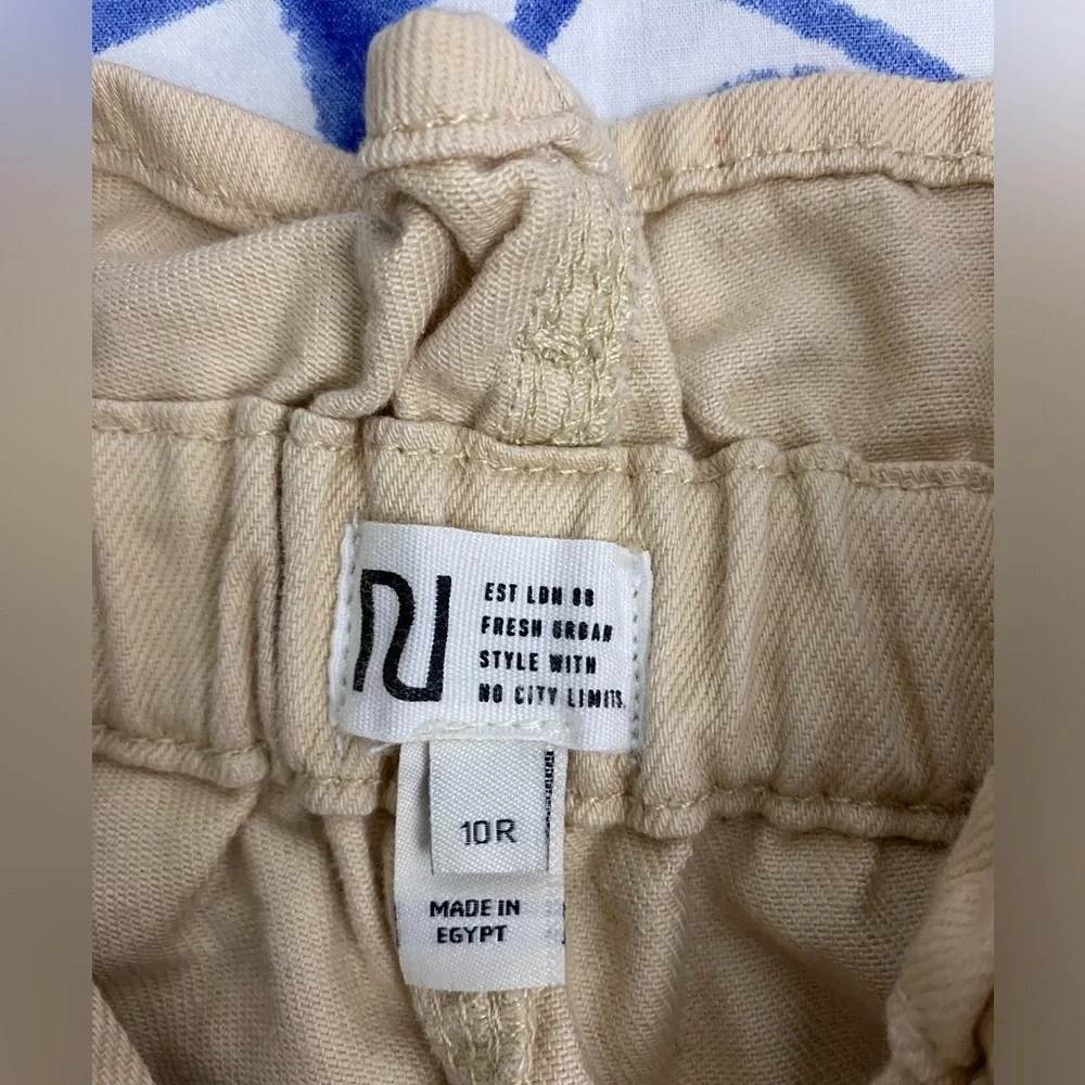 100%Cotton Paperbag Waist Pants, Highrise, Size 36 - Picture 7 of 13